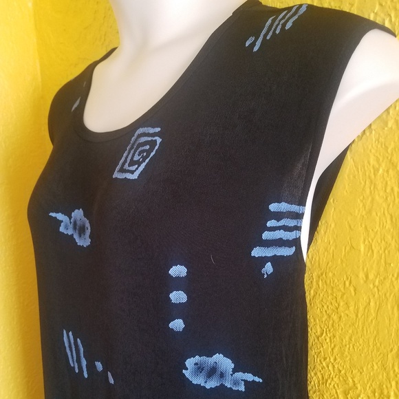 Long Travel Knit Tropical Fish Dress Cover Up 2X - Picture 7 of 8